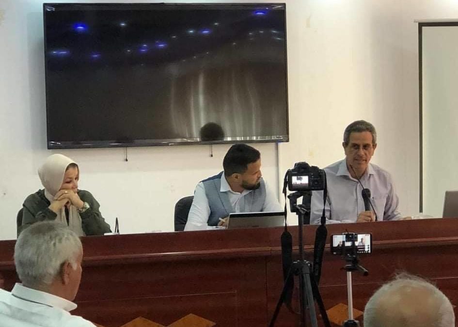 أقيمت اليوم ندوة علمية لمناقشة اللائحة المقترحة للتعليم عن بُعد
