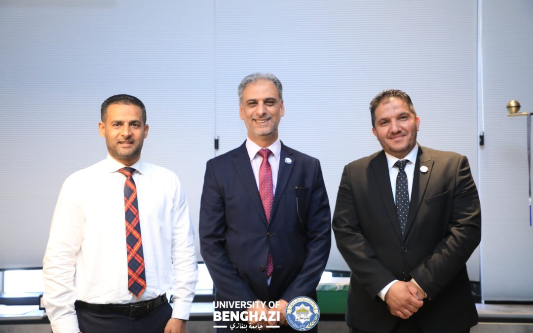 مراسم تسليم واستلام مهام إدارة ضمان الجودة وتقييم الأداء بجامعة بنغازي
