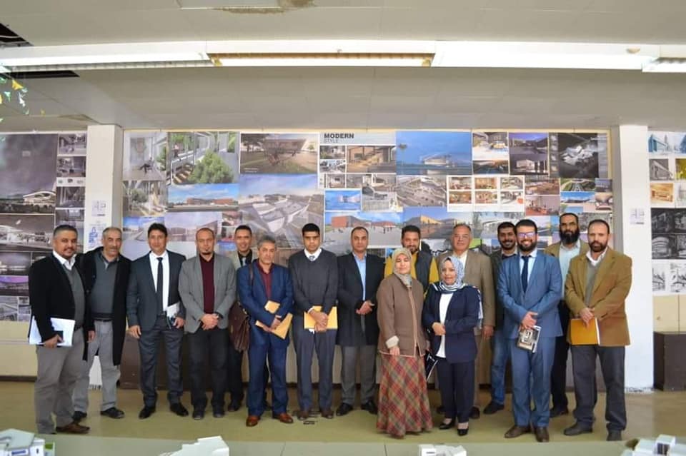 A committee from the Quality Assurance Center at the Ministry of Education visited the Department of Architecture and Urban Planning at the Faculty of Engineering.