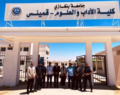 The Quality Assurance Management conducts an evaluative visit to the Faculty of Arts and Sciences in Qeminis.