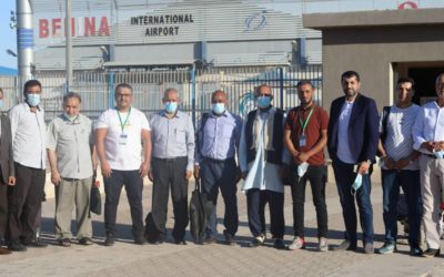 Arrival of trainers from the National Quality Assurance Center