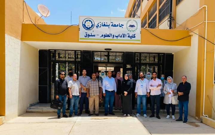 The Quality Management team visits the Faculty of Arts and Sciences in Slouq
