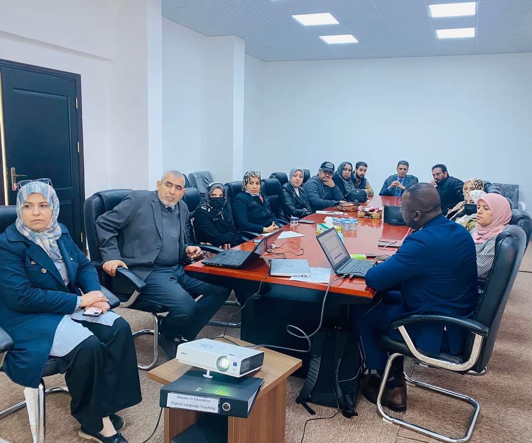 إدارة الجودة في زيارة تقييم لكلية التربية1